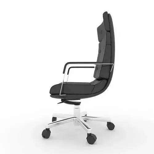Executive Office Chair 01 3D model 4