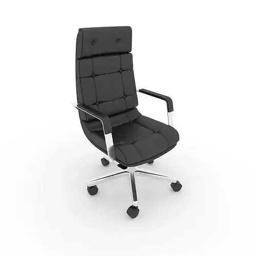 Executive Office Chair 01 3D model 6
