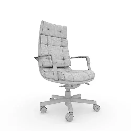 Executive Office Chair 02 3D model 2