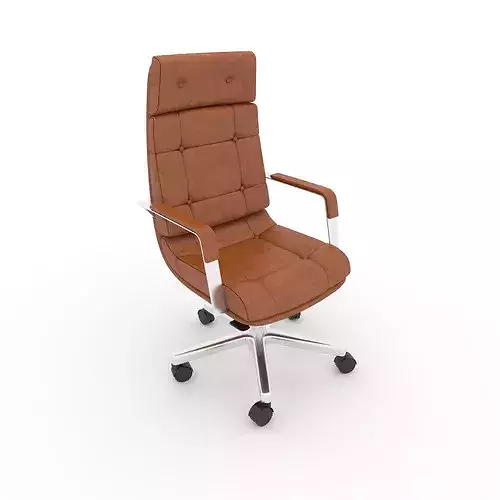 Executive Office Chair 02 3D model 6