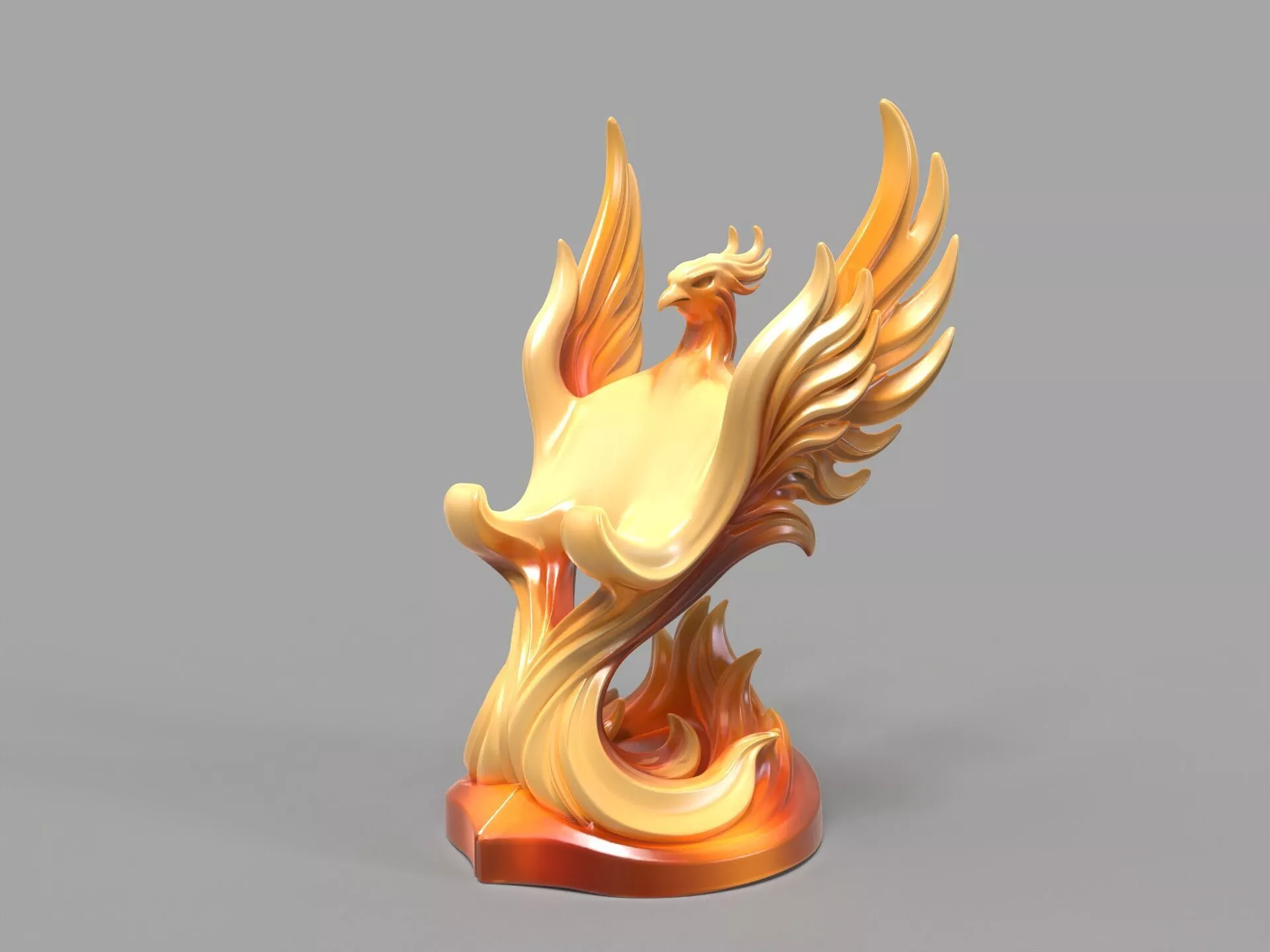 Valorant Phoenix Flame Phone Stand 3D print model
