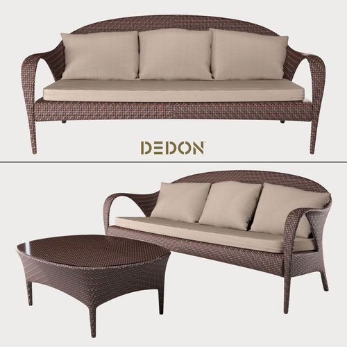 3-Seater Sofa collection Tango Dedon 3D model