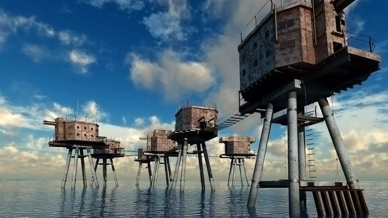 Maunsell Forts 3D model_0