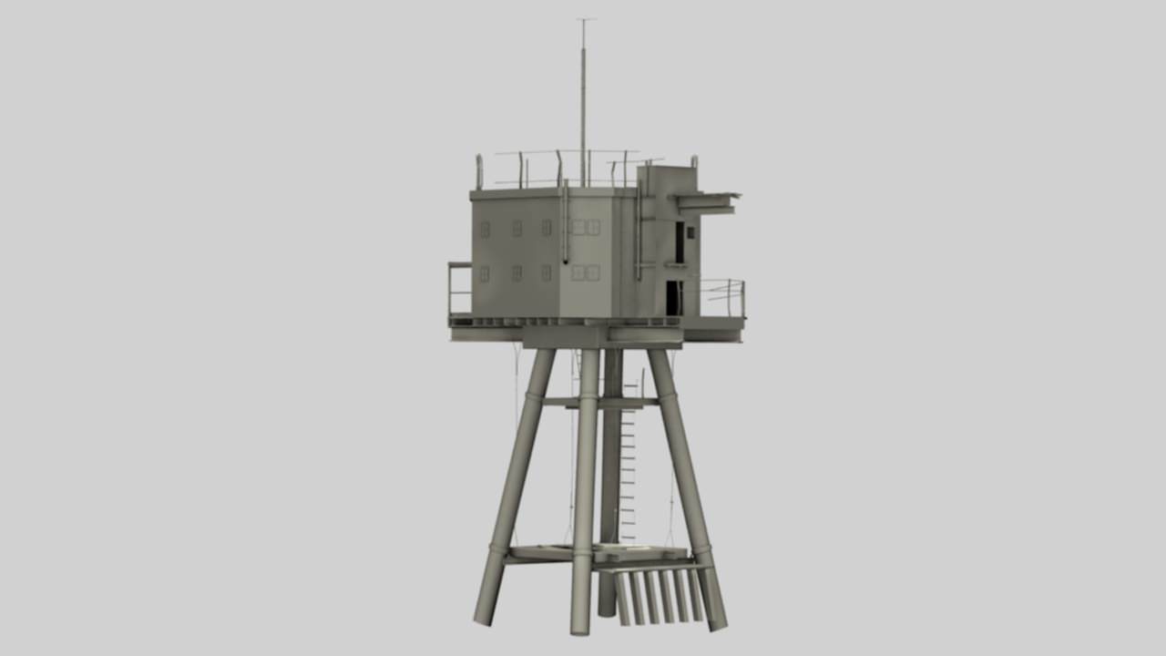Maunsell Forts 3D model_5