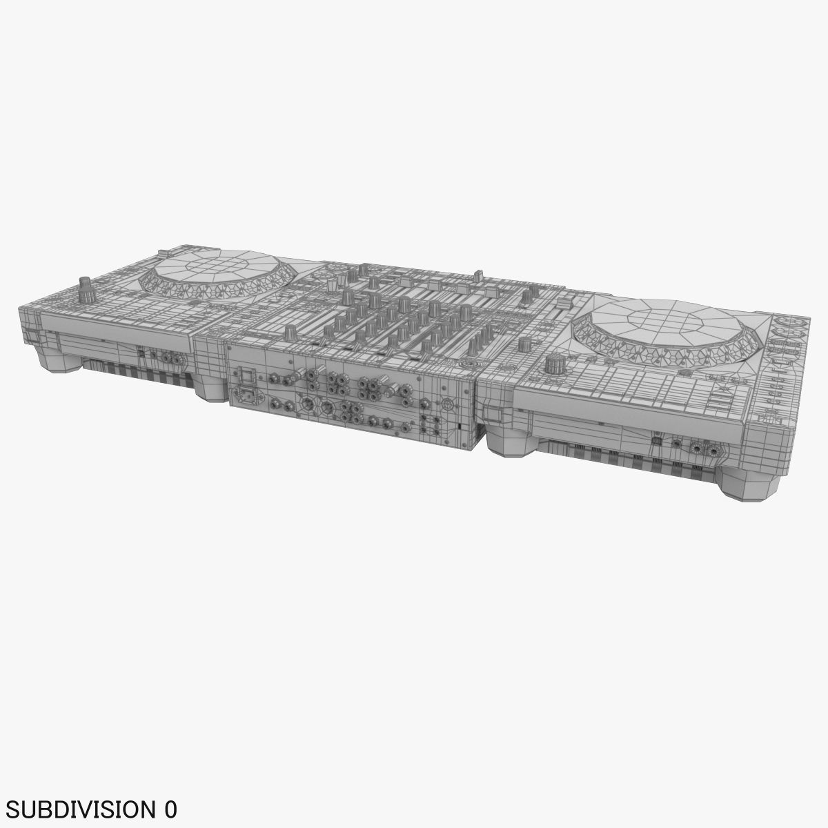 Dj Set Pioneer 850 3D model_10