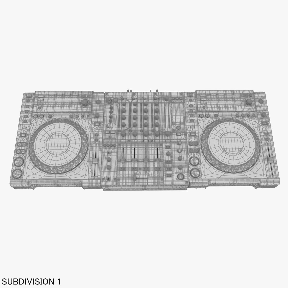 Dj Set Pioneer 850 3D model_11