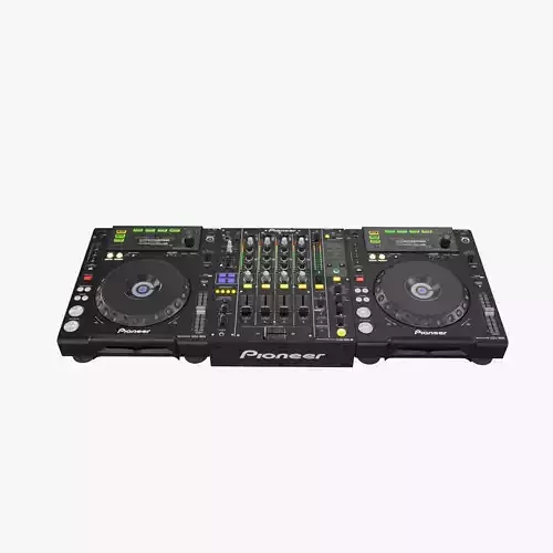 Dj Set Pioneer 850 3D model