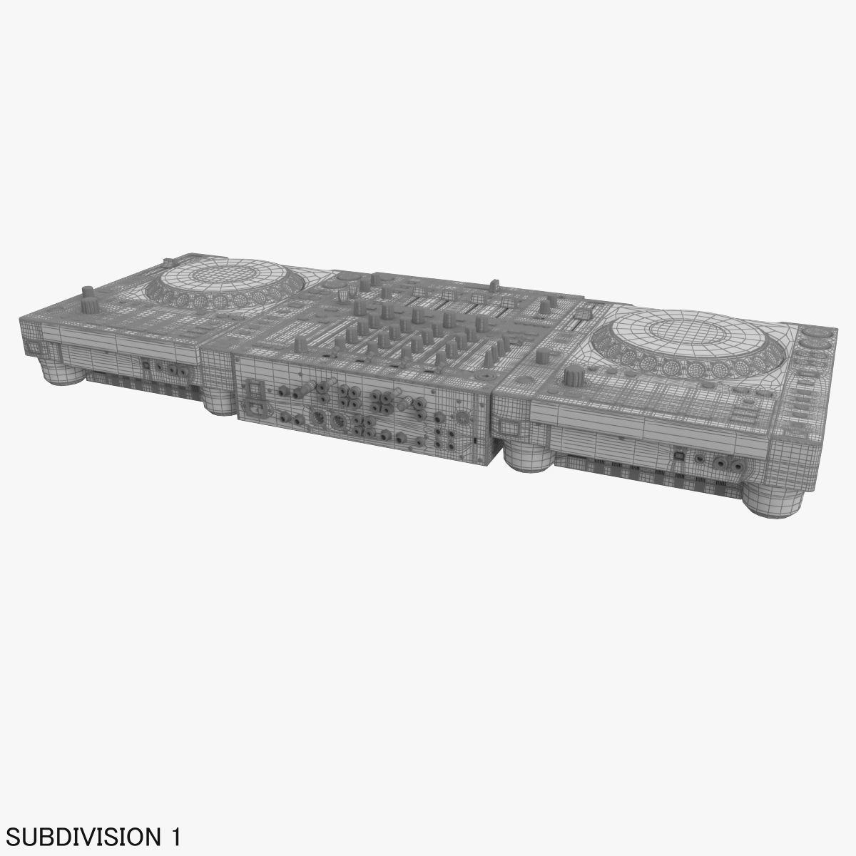 Dj Set Pioneer 850 3D model_12