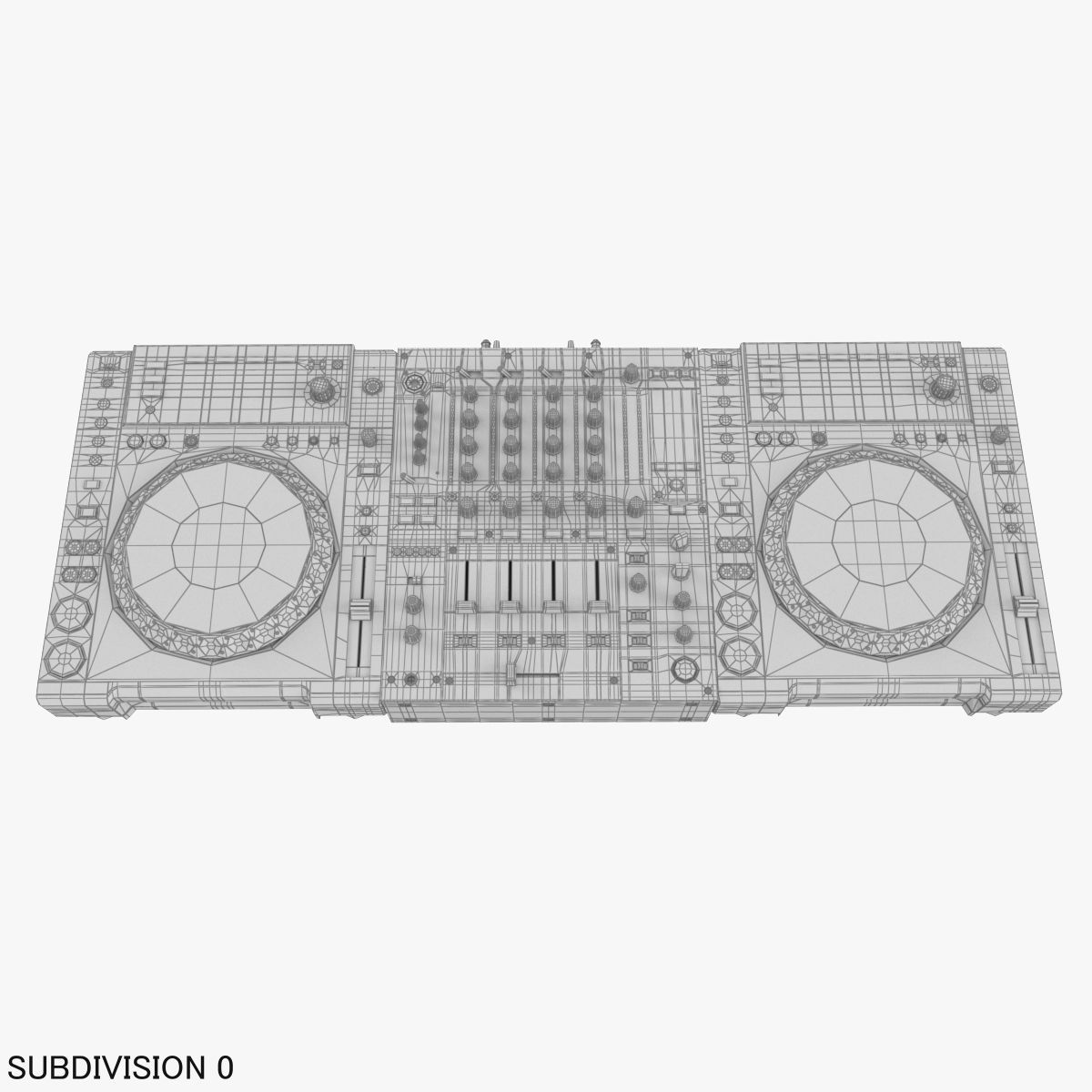 Dj Set Pioneer 850 3D model_9