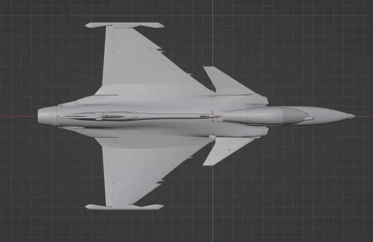 Gripen EF STL Jas39E 3d GripenE 3d STL for 3D printed 3D print model