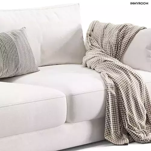 Livingroom cloud sherlock corner sofa bed 3D model 4