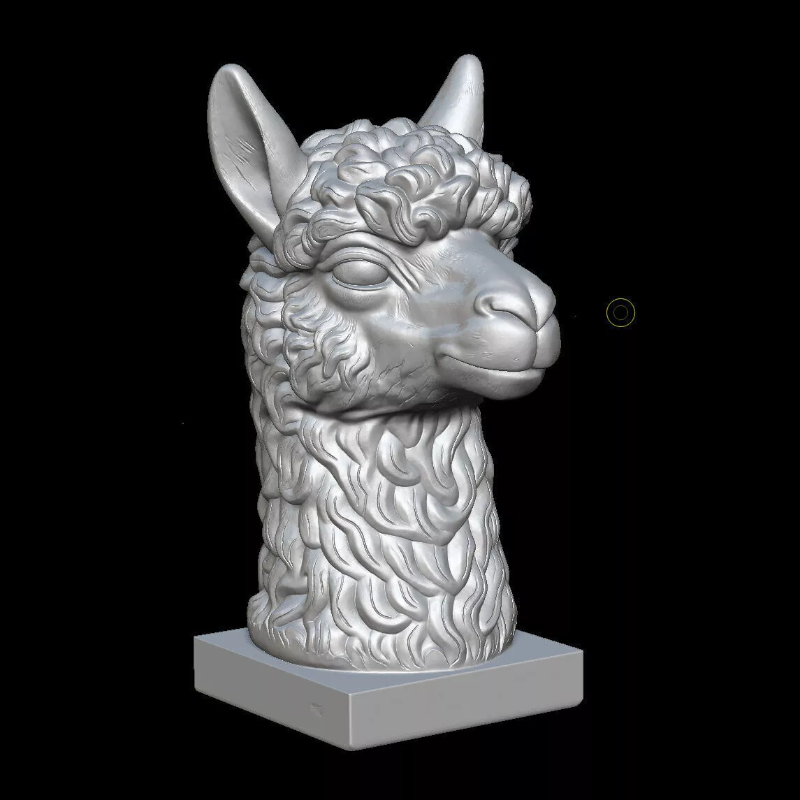 alpaca 3D print model