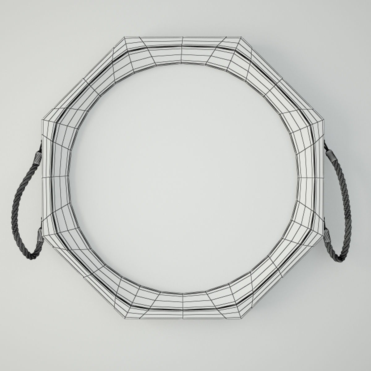 Garrett Wall Mirror 3D model_2