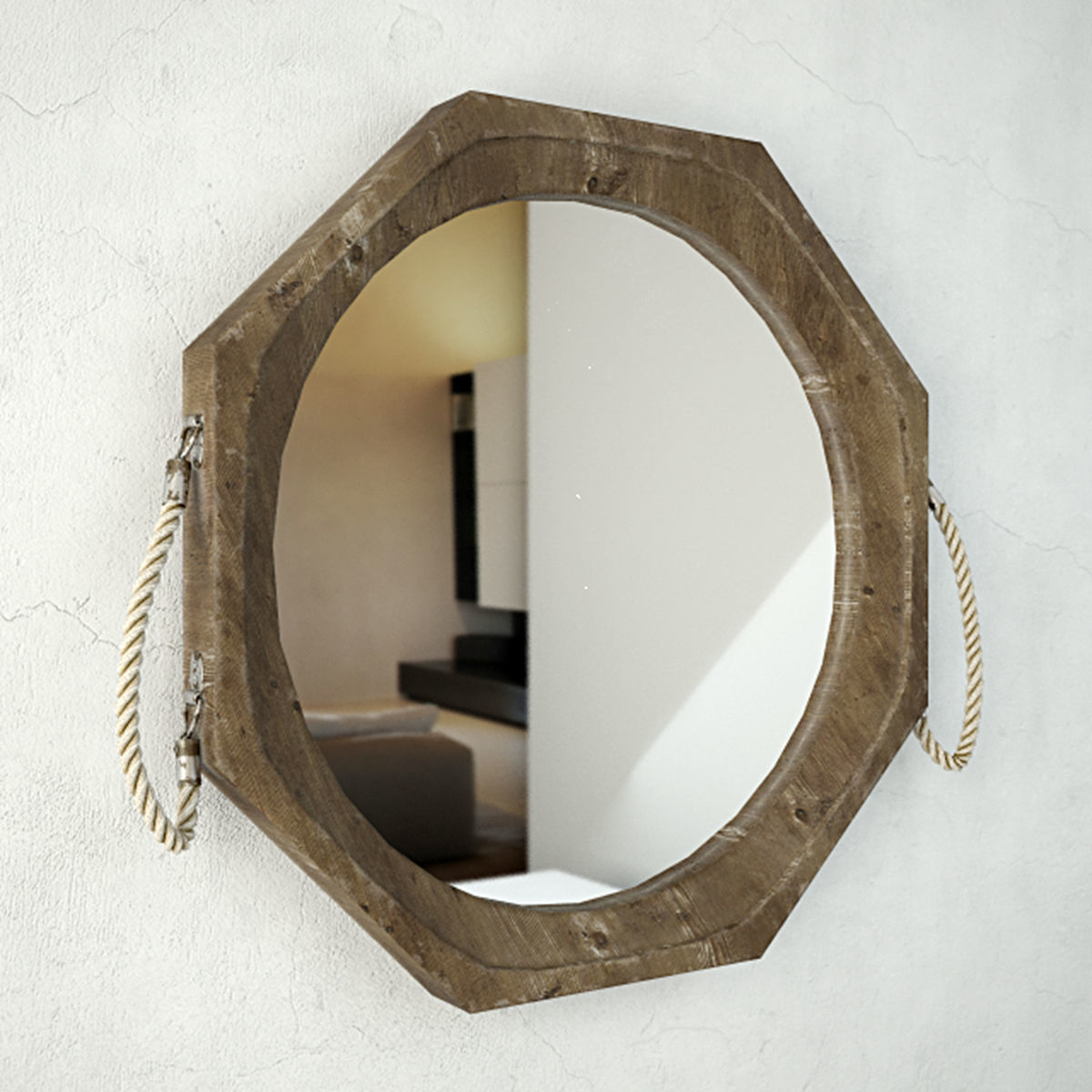 Garrett Wall Mirror 3D model_3