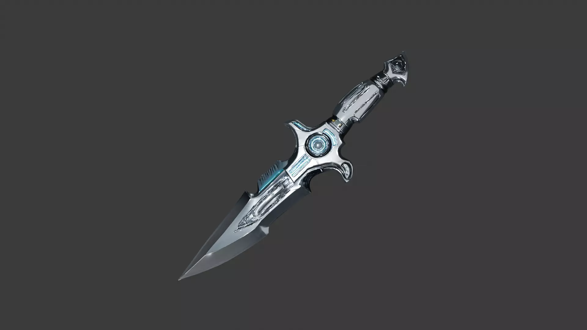 Futuristic Dagger 3D model