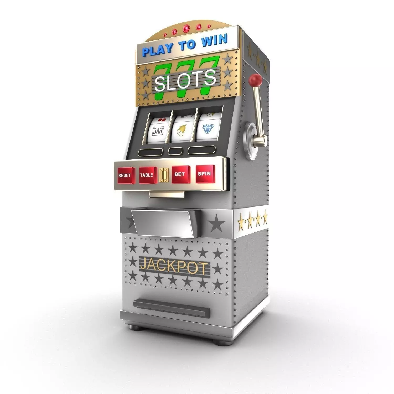 A slot machine or gamble machine 3D model_0