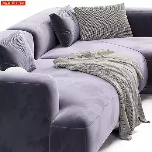 Flexform Loungescape Sofa 3D model 6