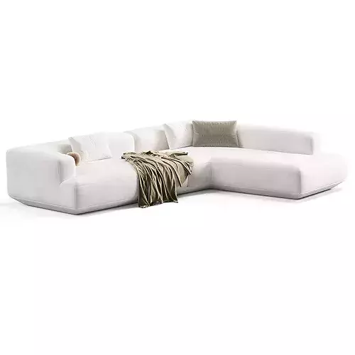 Flexform Loungescape Sofa 3D model 2