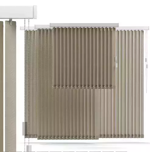 Vertical blinds 3D model