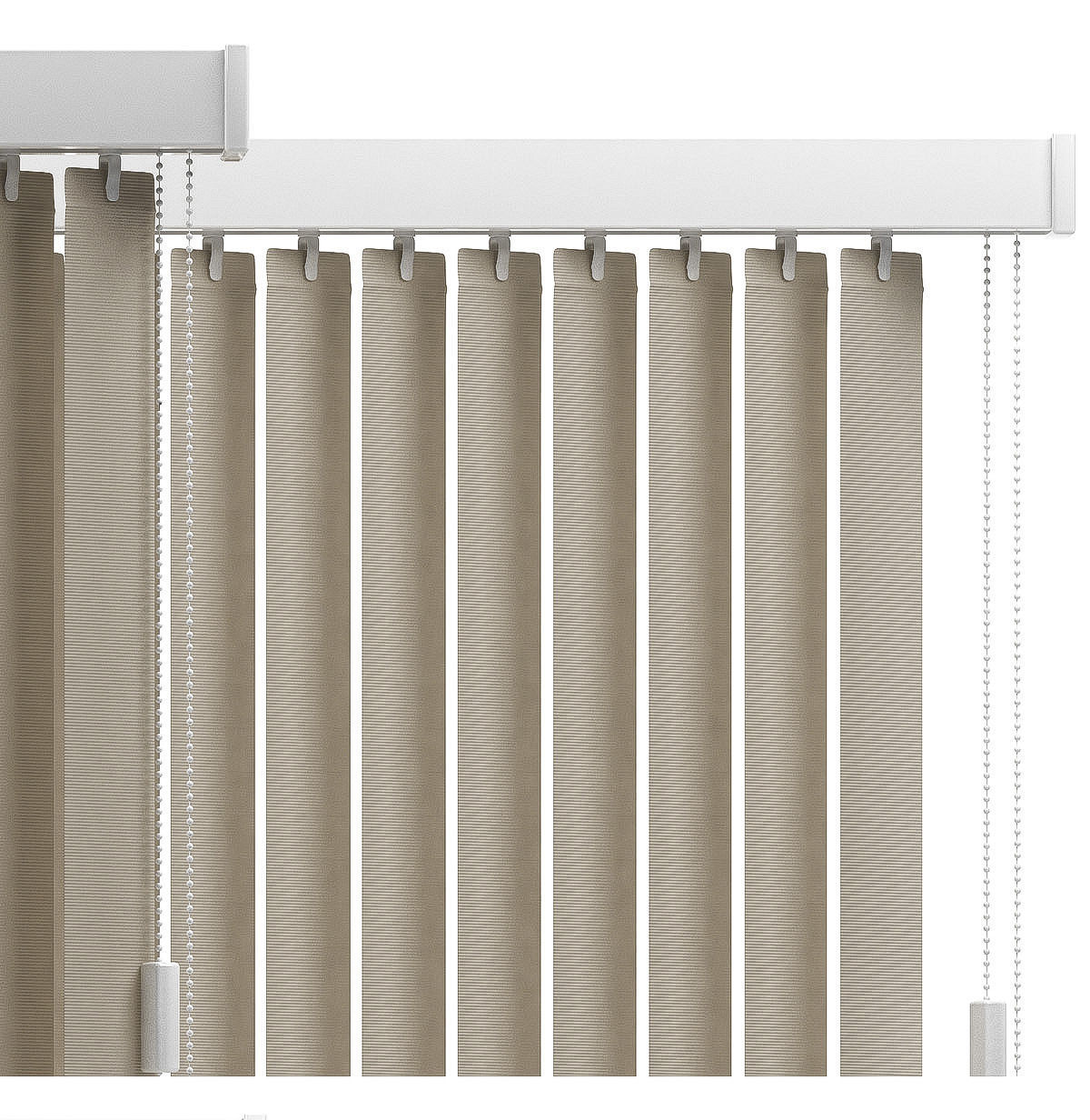 Vertical blinds 3D model_1