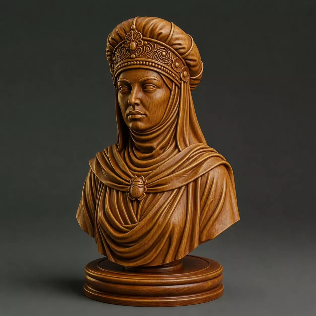 Persian Queen Chess Piece 3D print model
