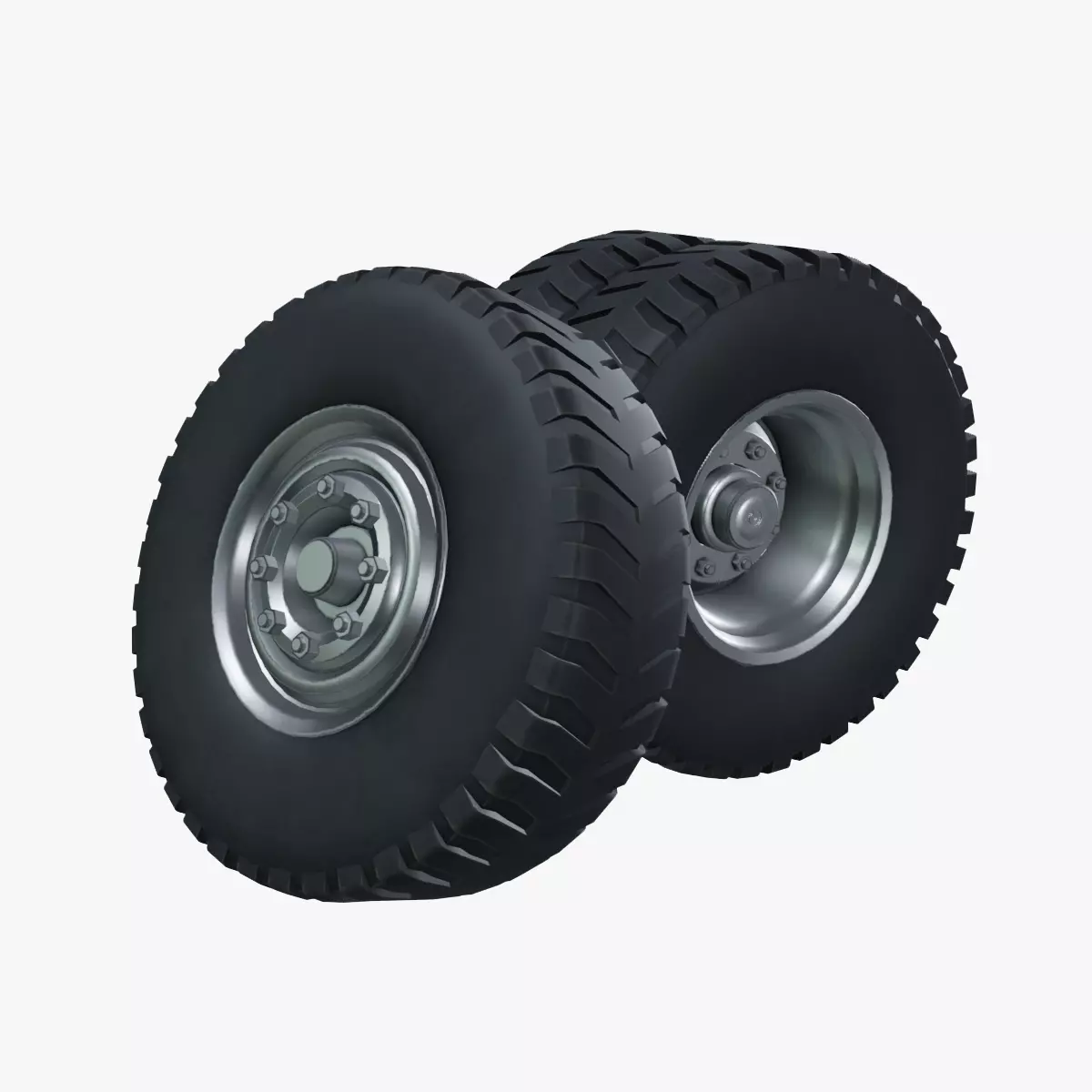 Tyres Low-poly 3D model