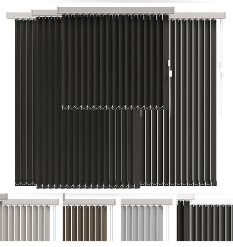 vertical blinds in 4 color  3D model