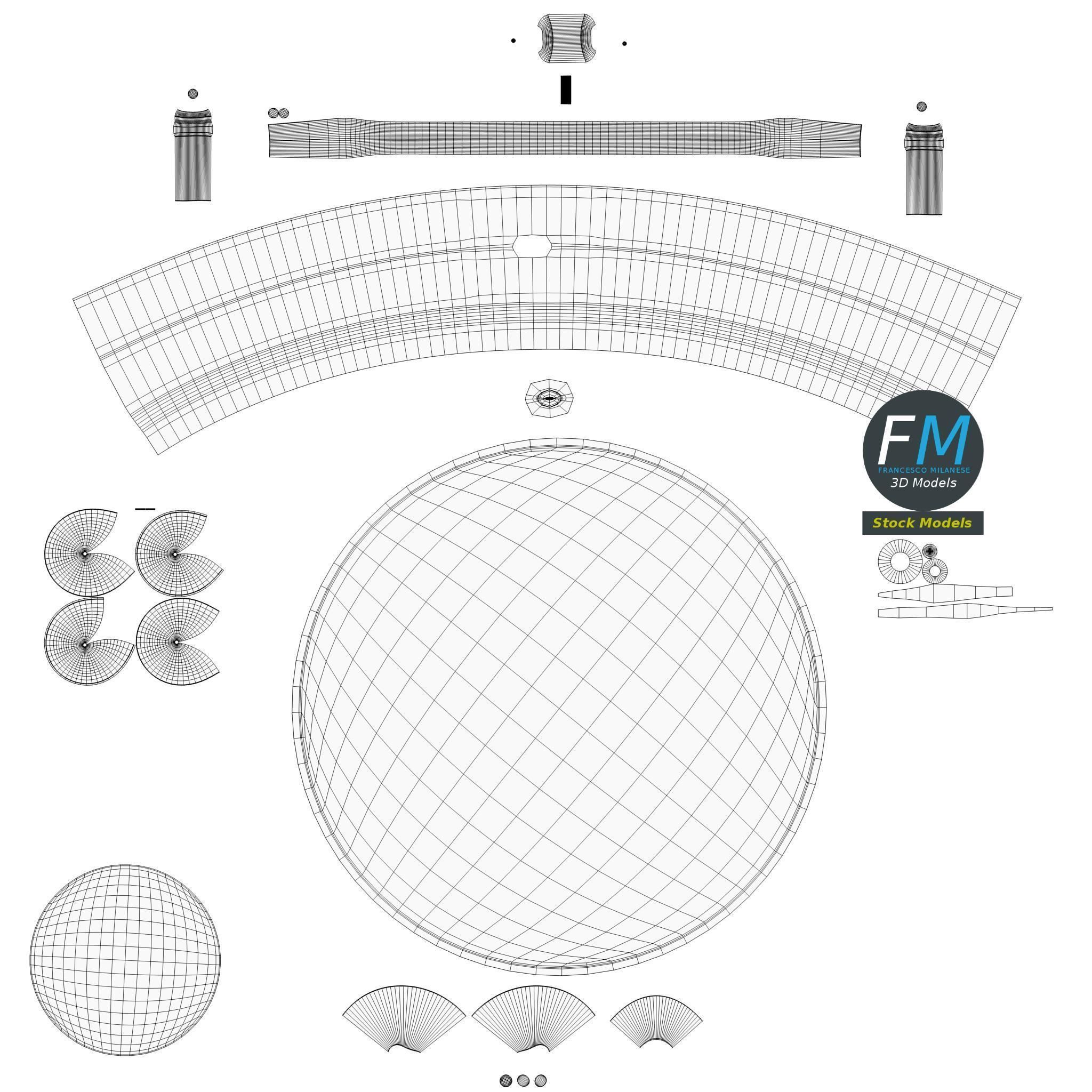 Alarm Clock 3D model_11