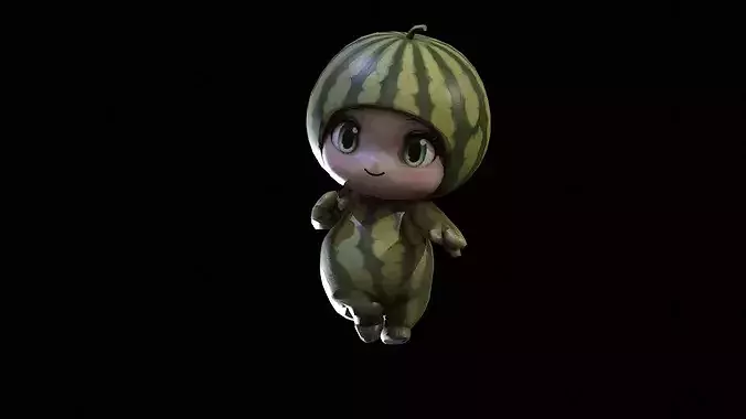 Chibi Fruit  Watermelon