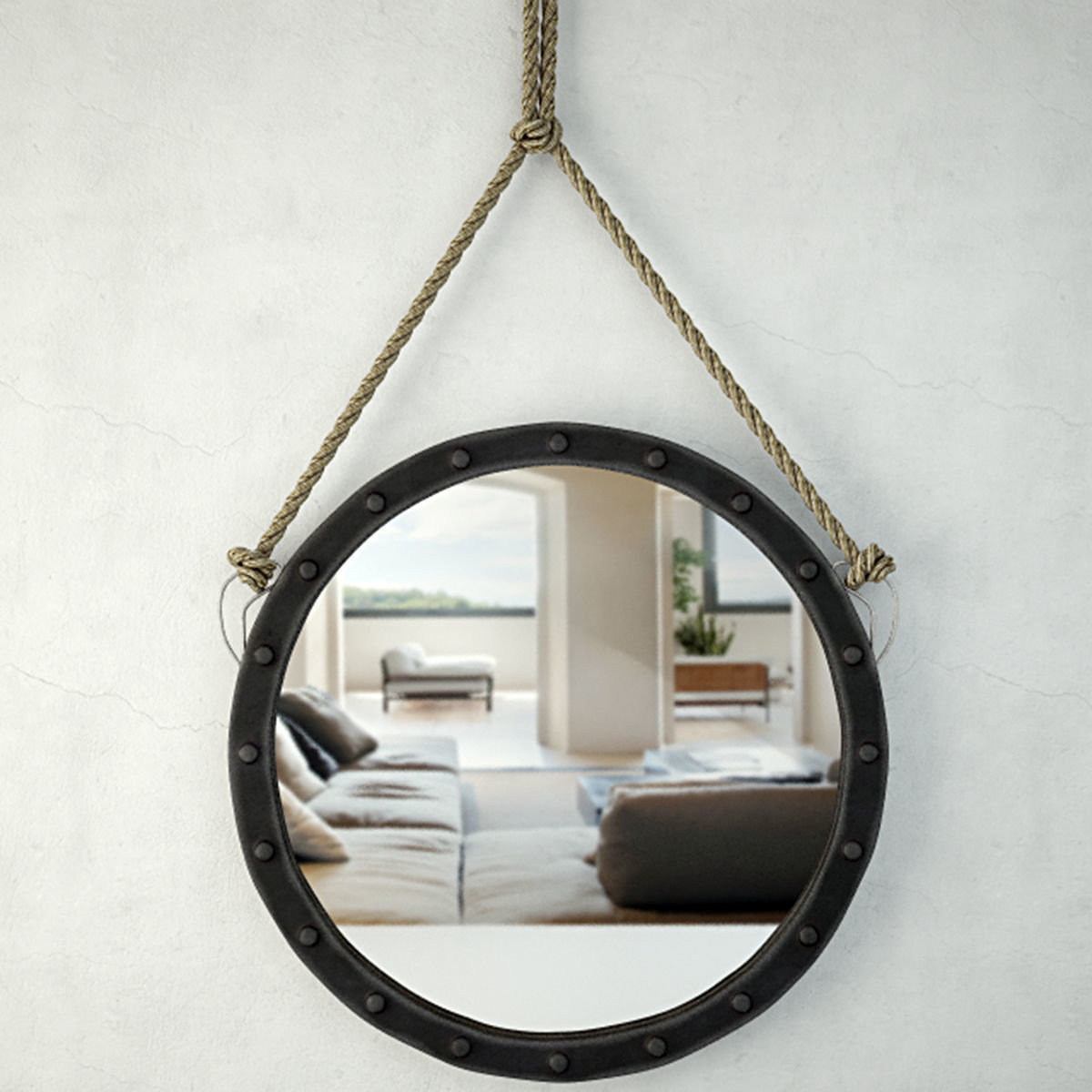 Harper Wall Mirror 3D model_1