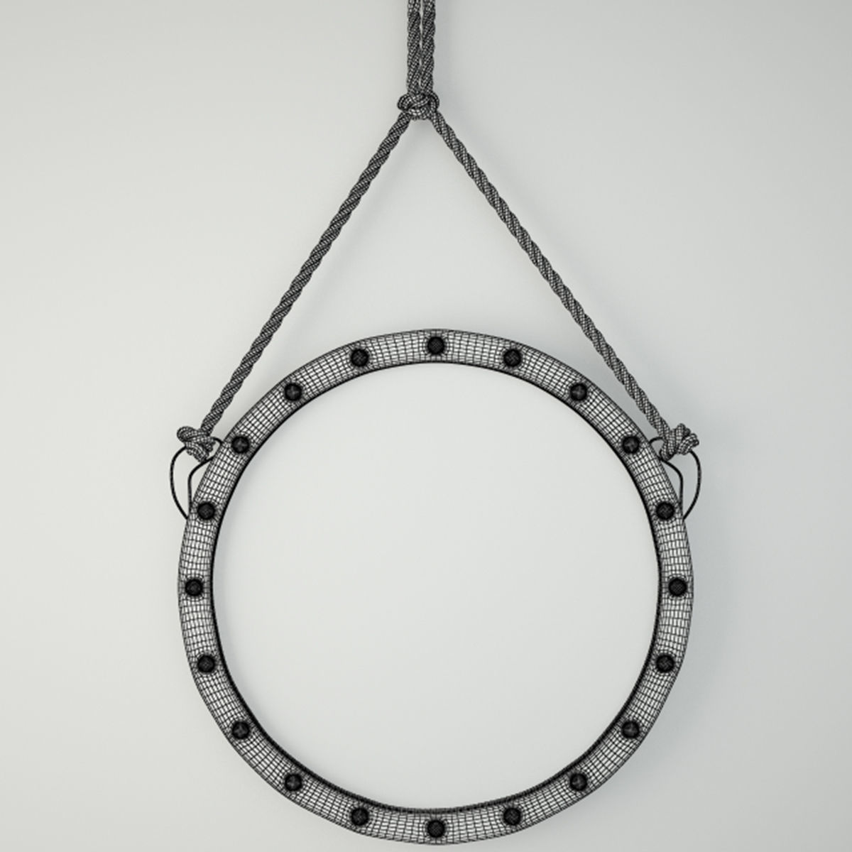 Harper Wall Mirror 3D model_2