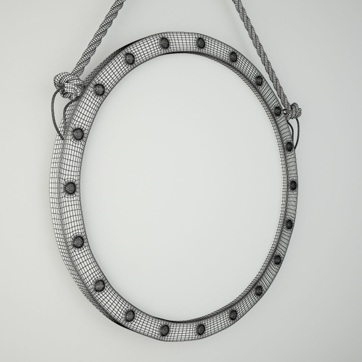 Harper Wall Mirror 3D model_4