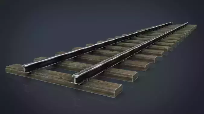 RAILWAY TRACK 3D model
