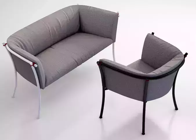 Depadova Smeralda sofa and armchair