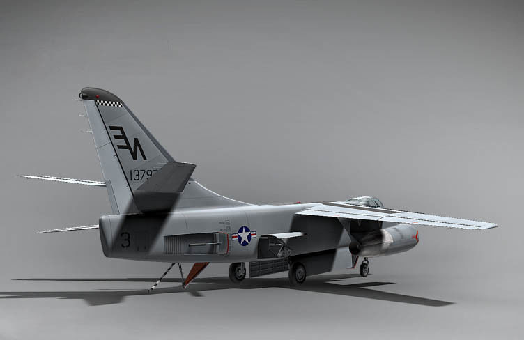 The Douglas A3 Skywarrior USA 1952 3D model_2