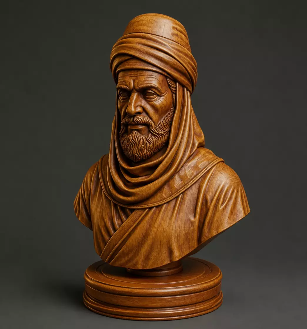 Persian Spiritual Leader chess piece 3D print model