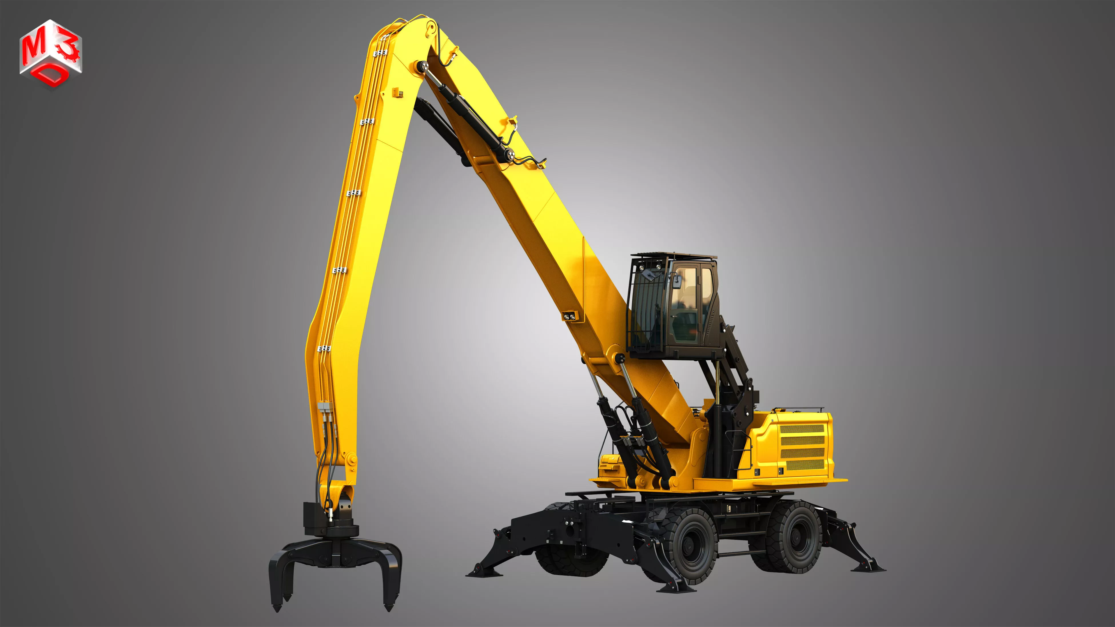 MH3050 Wheel Material Handler 3D model
