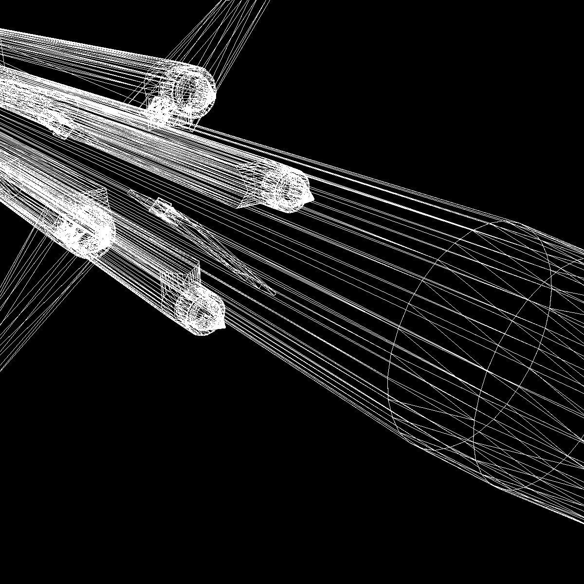 DRDO Akash Missile 3D model_15