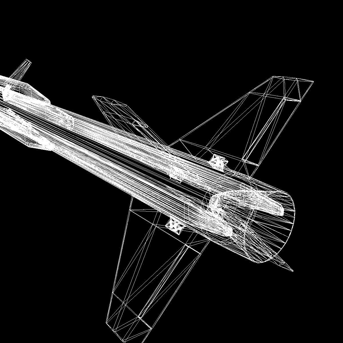 DRDO Akash Missile 3D model_13