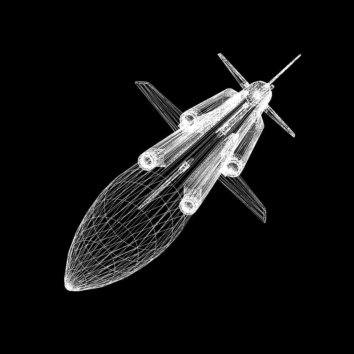 DRDO Akash Missile 3D model_8