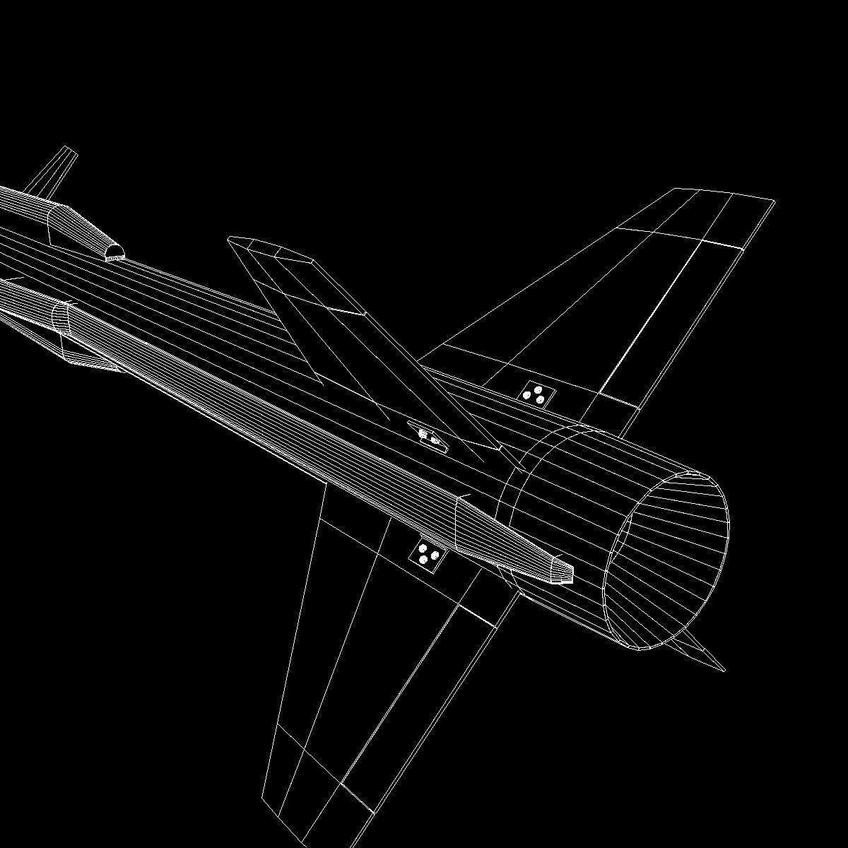 DRDO Akash Missile 3D model_11