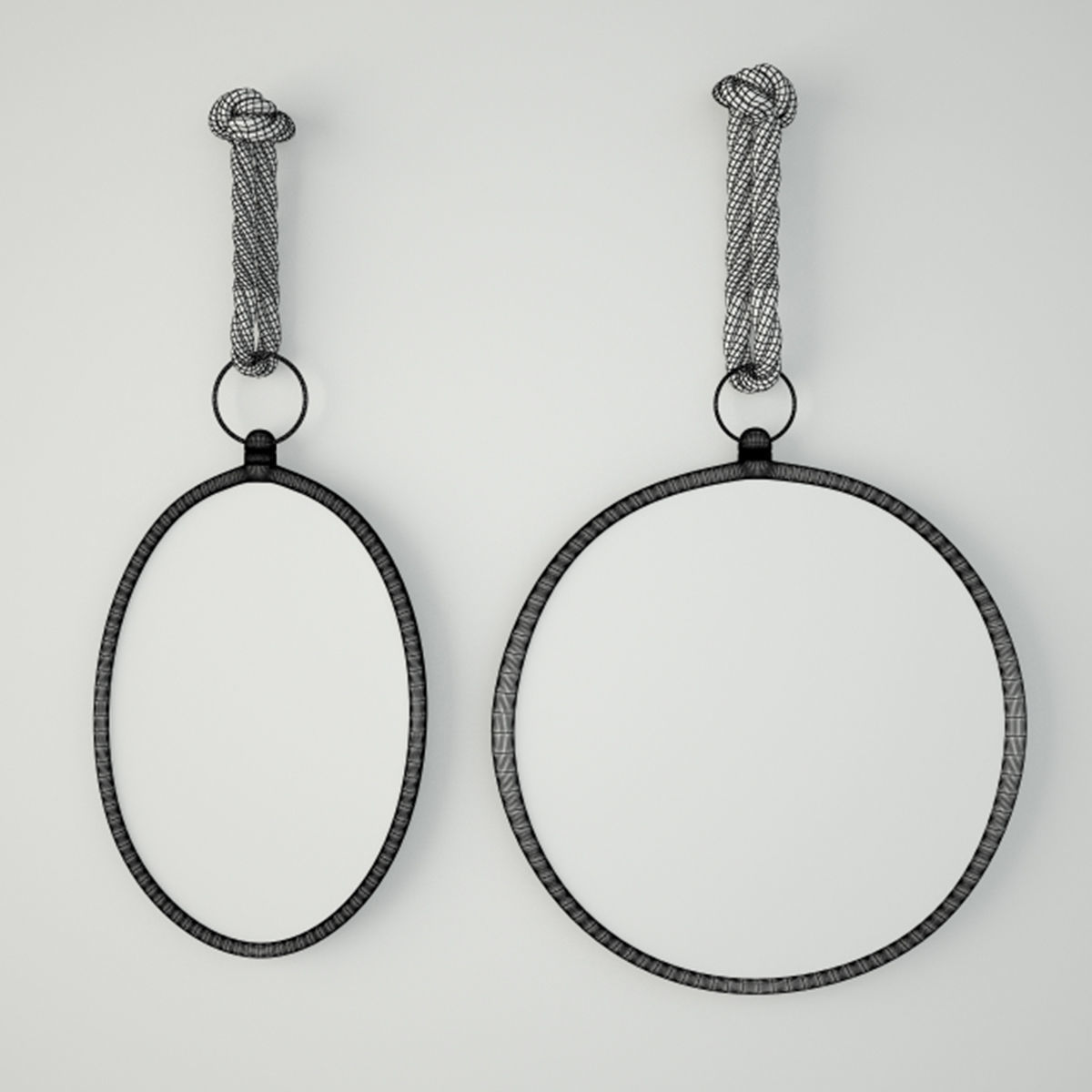 Nautical Wall Mirrors 3D model_3