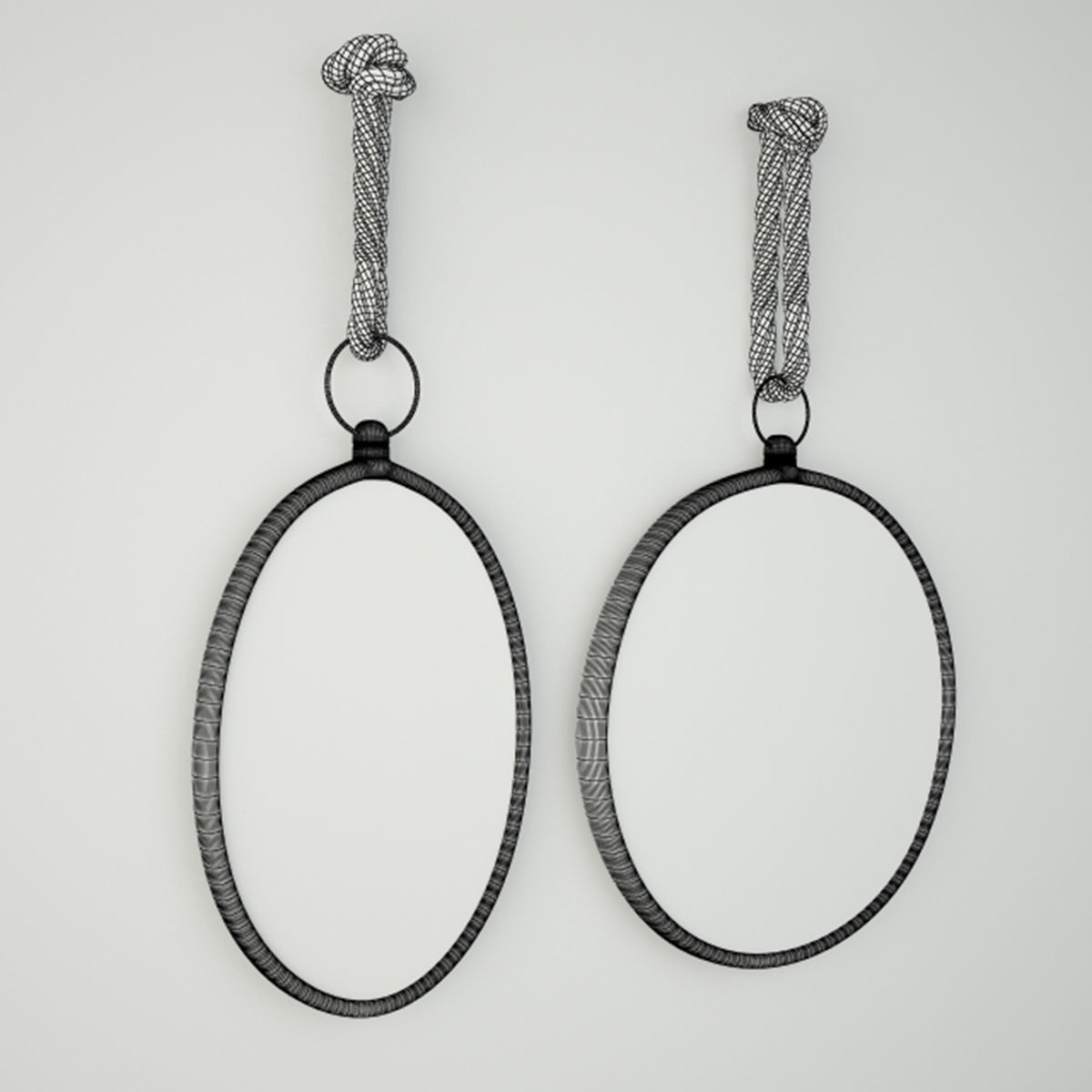 Nautical Wall Mirrors 3D model_2