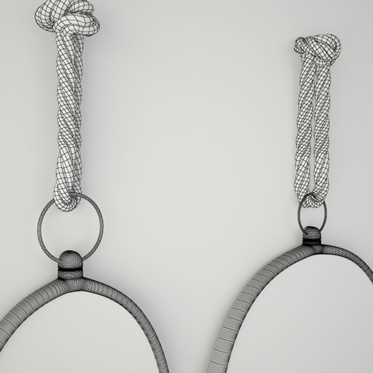 Nautical Wall Mirrors 3D model_4