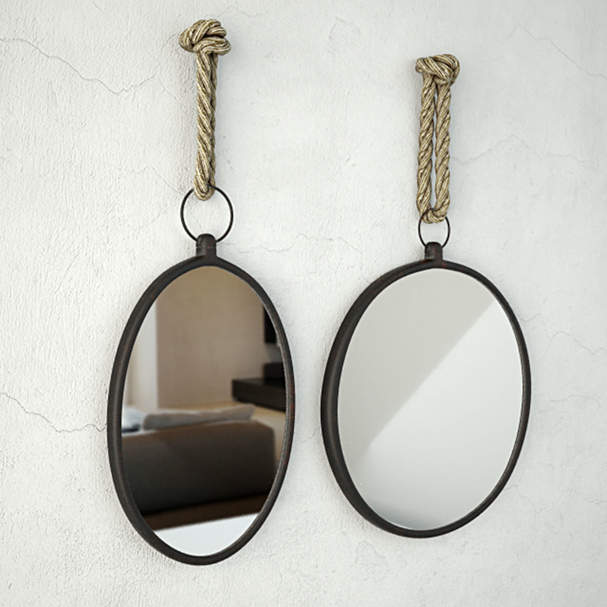 Nautical Wall Mirrors 3D model_1