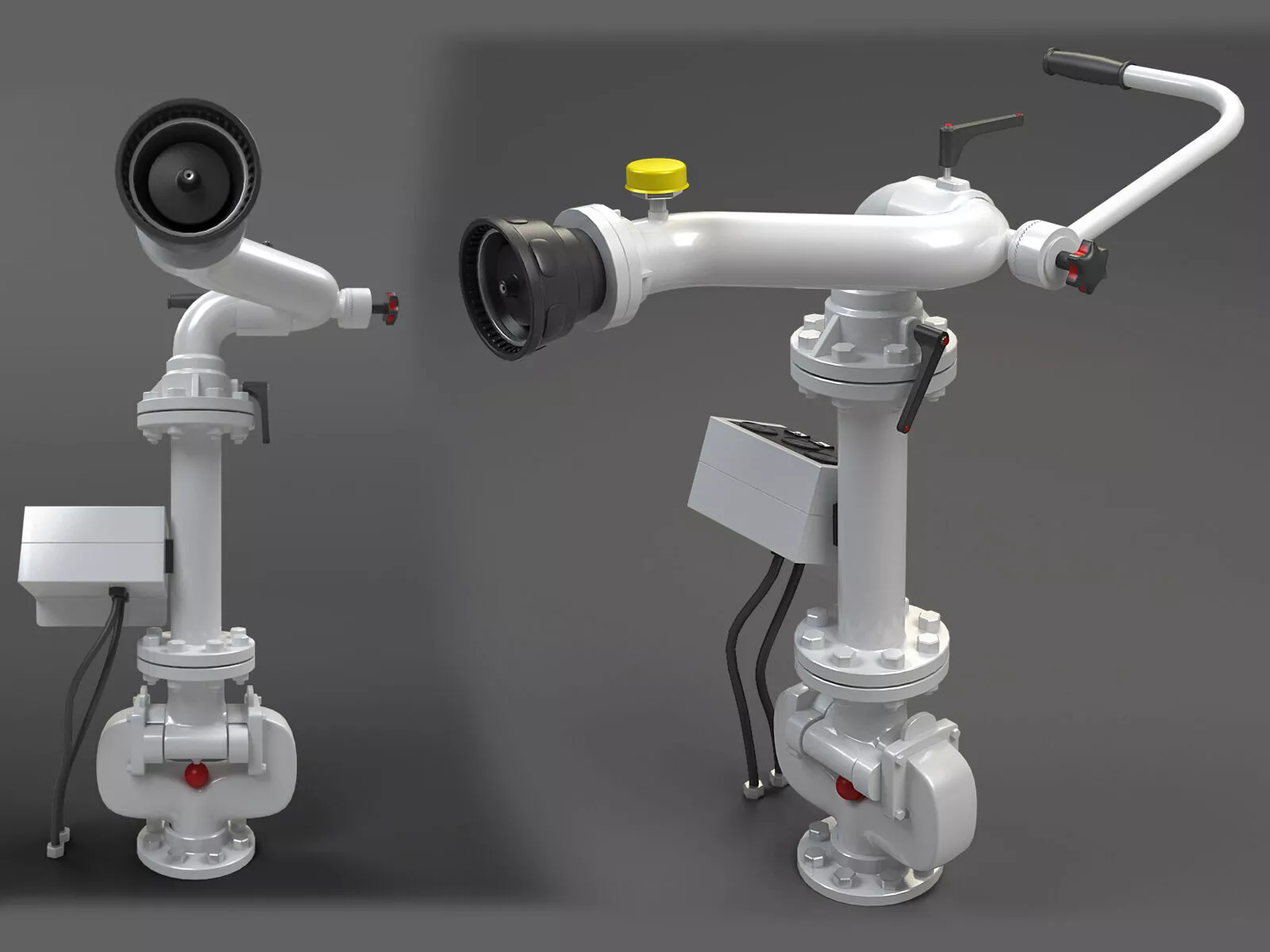 Fire Monitor 3D model