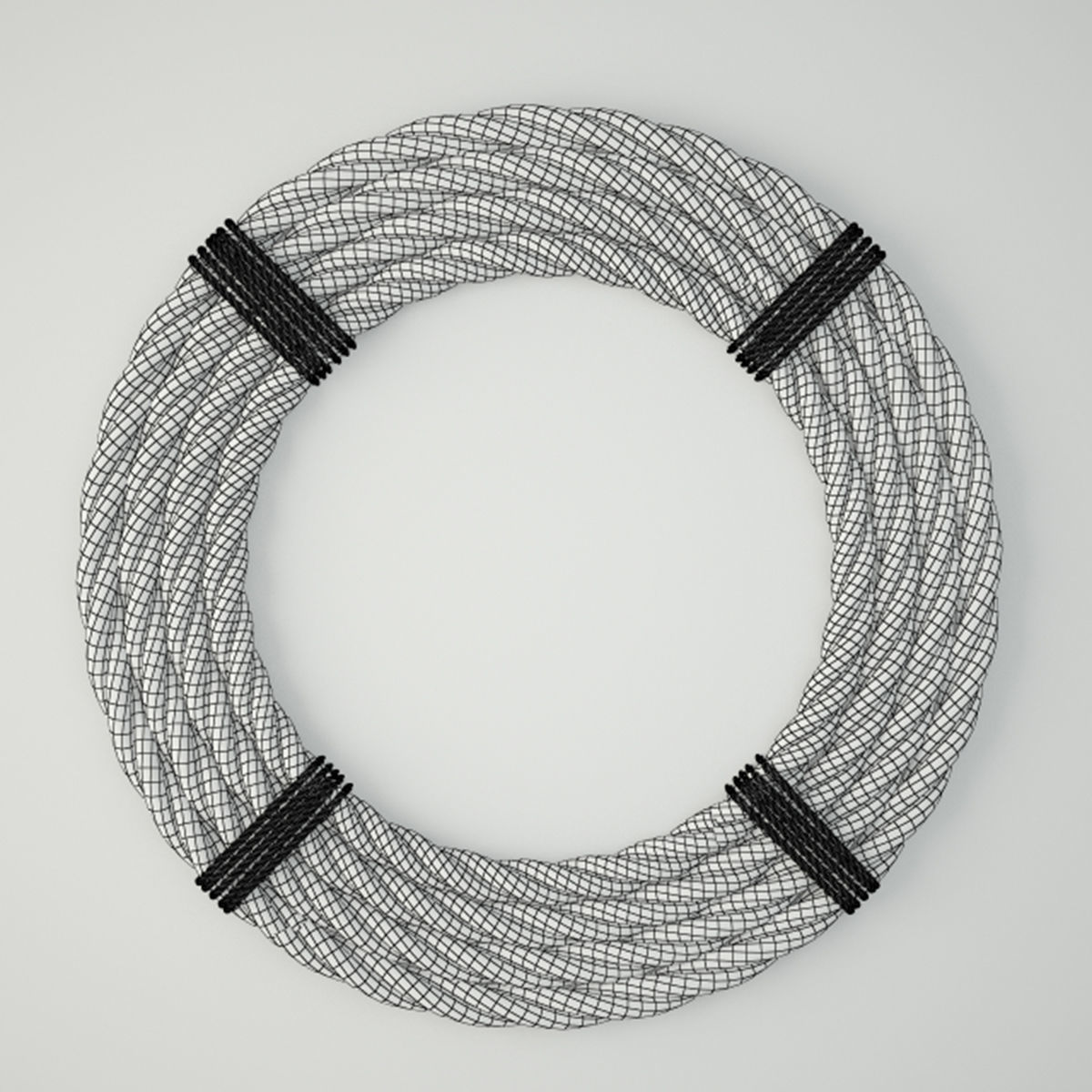 Rope Mirror 3D model_2