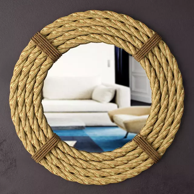 Rope Mirror 3D model_0