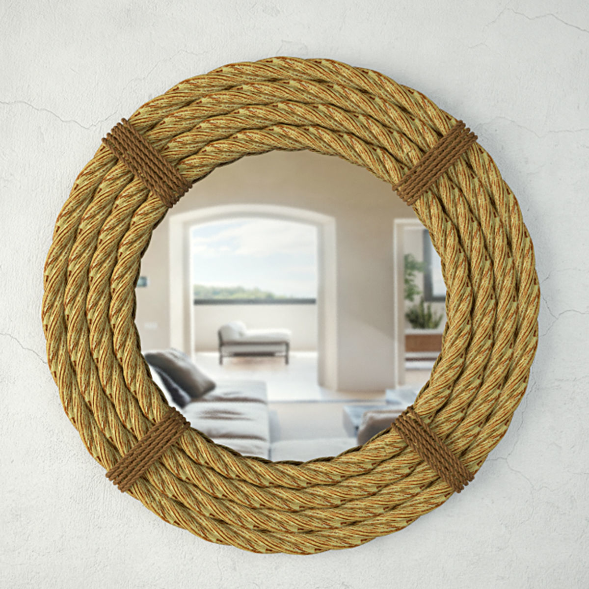 Rope Mirror 3D model_1