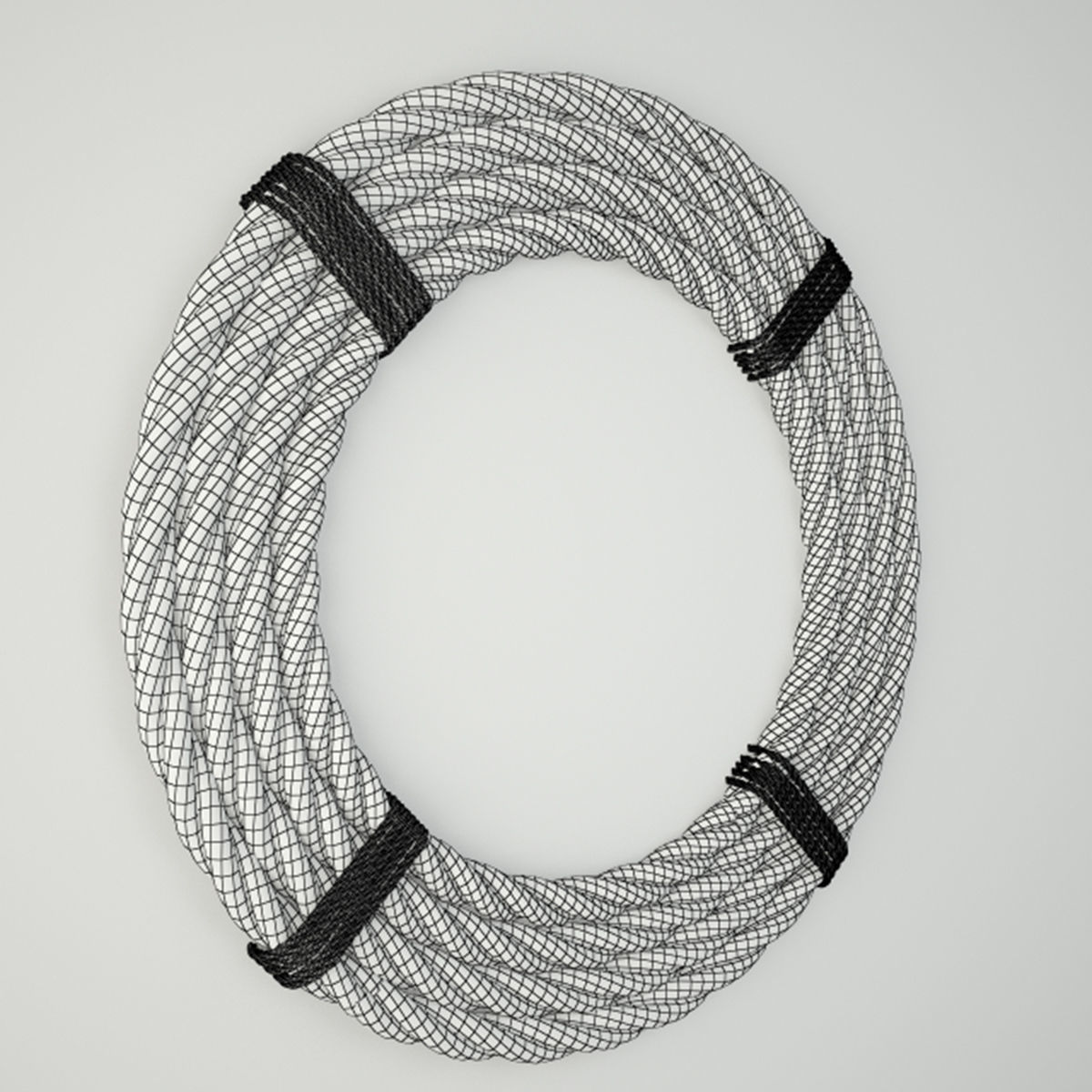 Rope Mirror 3D model_4